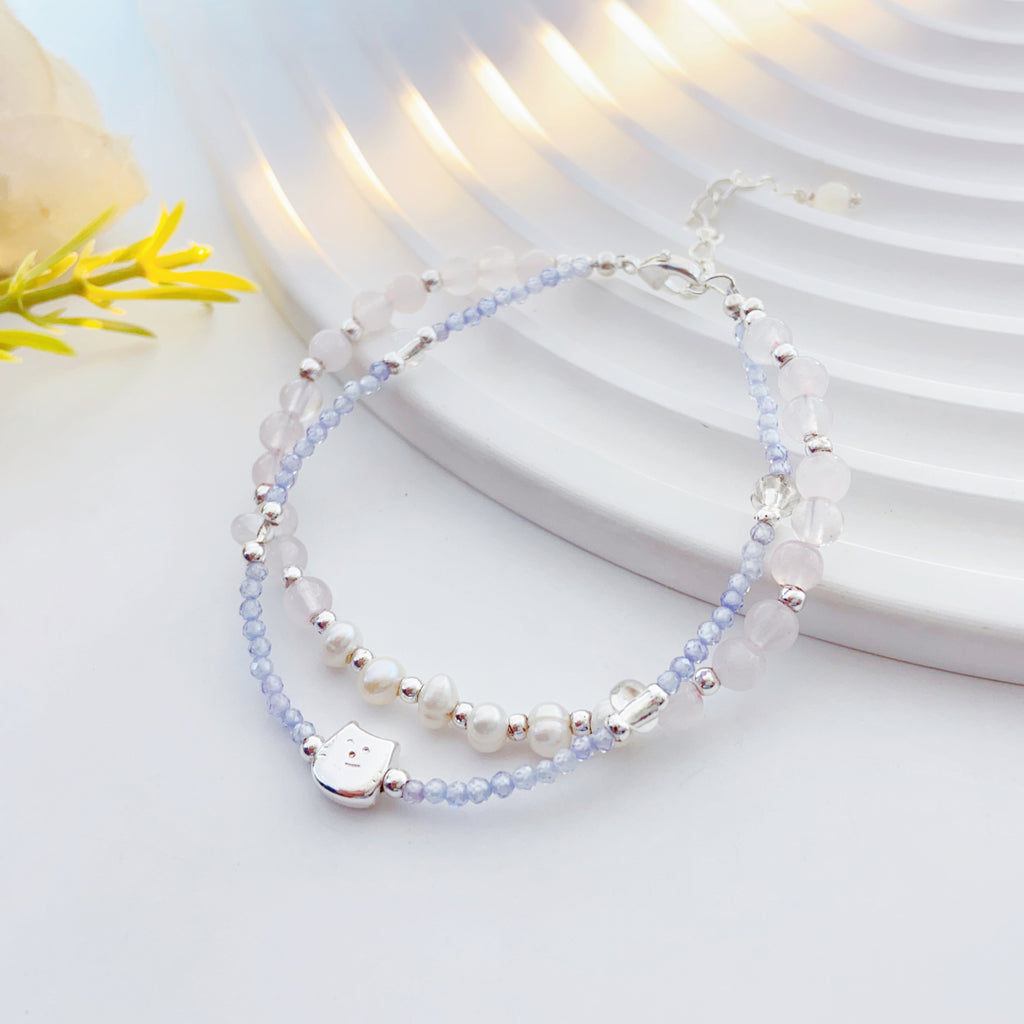 Morning Mist Glow Pearl Bracelet