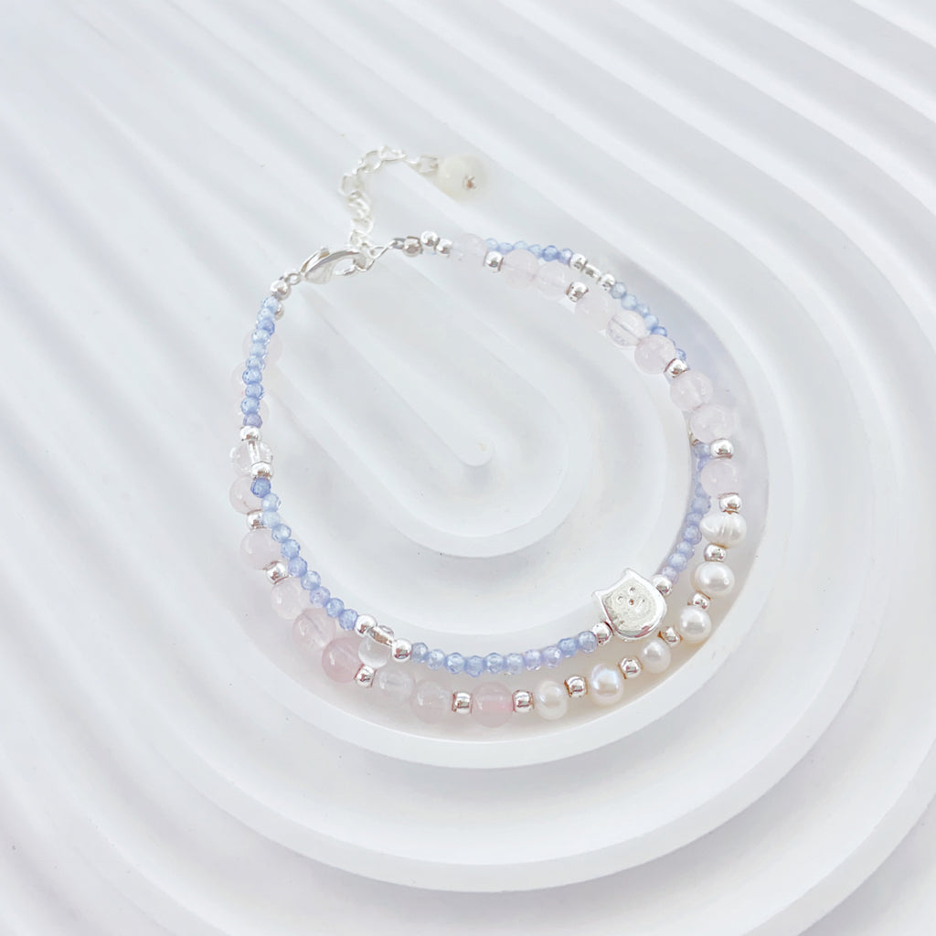 Morning Mist Glow Pearl Bracelet