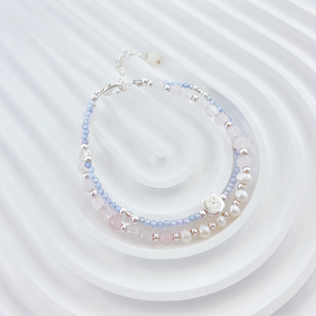 Morning Mist Glow Pearl Bracelet