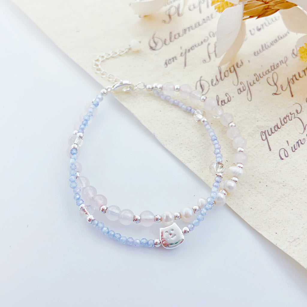 Morning Mist Glow Pearl Bracelet