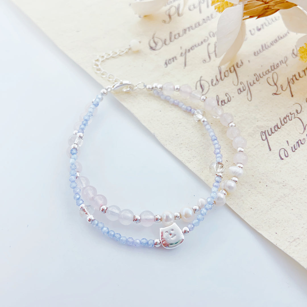 Morning Mist Glow Pearl Bracelet