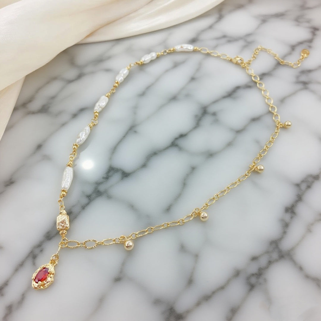 Ember Kiss Baroque Necklace