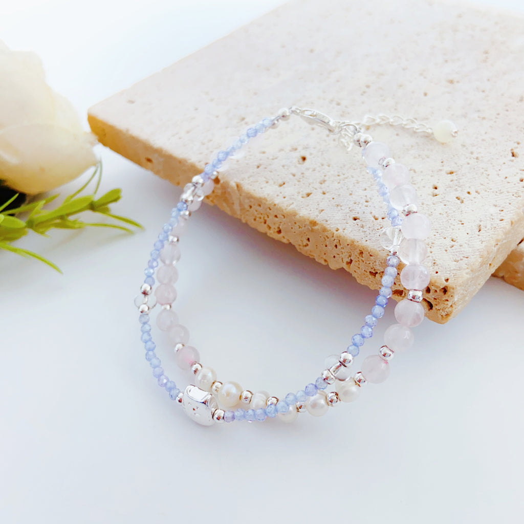 Morning Mist Glow Pearl Bracelet