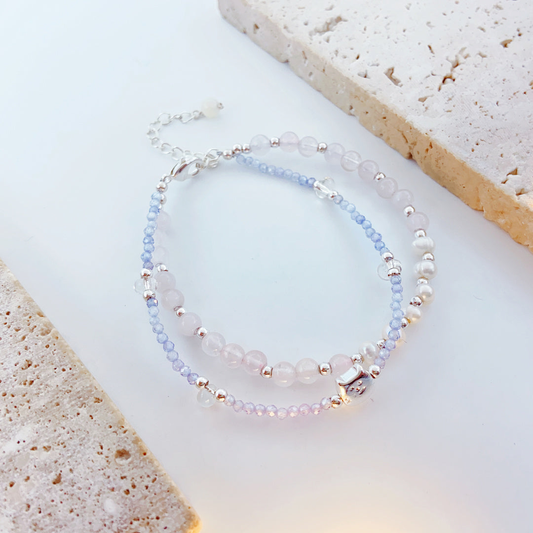 Morning Mist Glow Pearl Bracelet