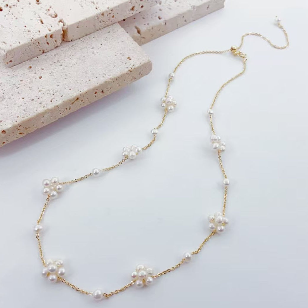 Star Cloud Pearl Necklace